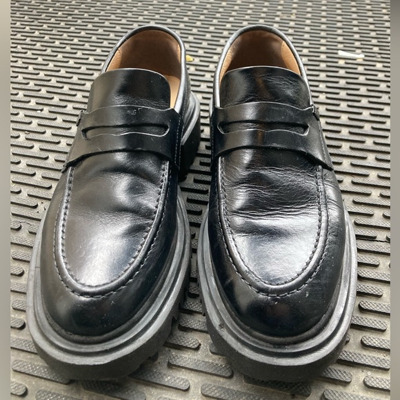**SOLD** All Saints Lola leather loafers - Picture 8 of 12